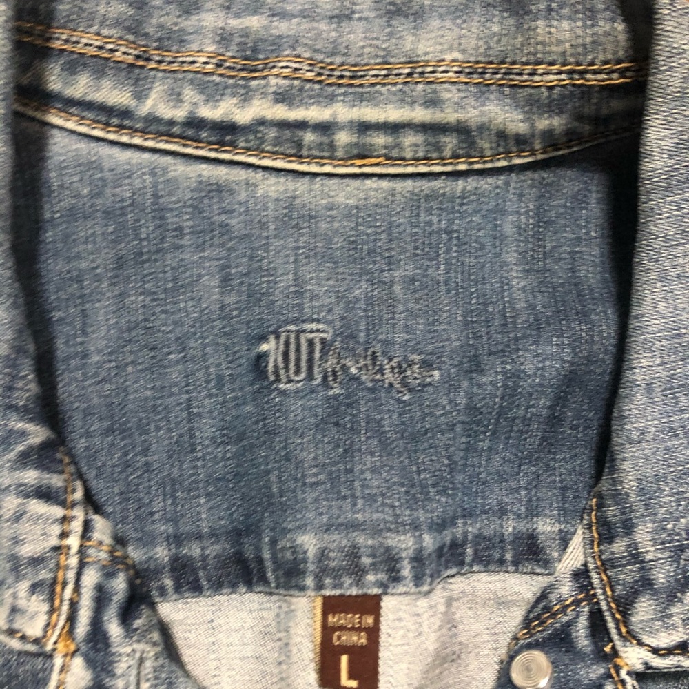 Designer Jean Jacket, Large - Picture 3 of 5